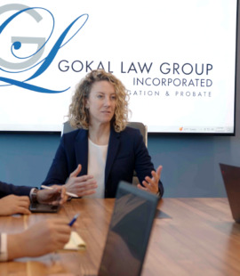 Alison speaking to the Gokal team about a case that revolved around the question: Can a beneficiary stop the sale of a property in California?