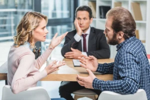 An attorney working with a stepchild to enforce their rights under California inheritance law.