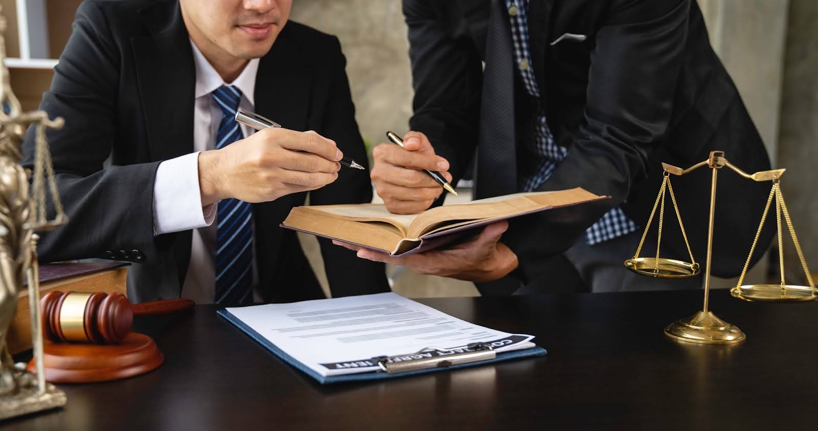 Attorneys going over California trust law and devising a strategy per the type of trust they are dealing with.